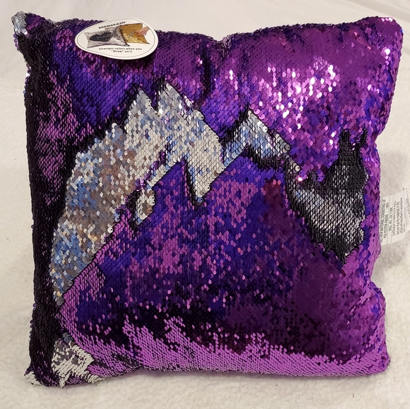 Mermaid Sequin Throw Pillow - Picture 2 of 4